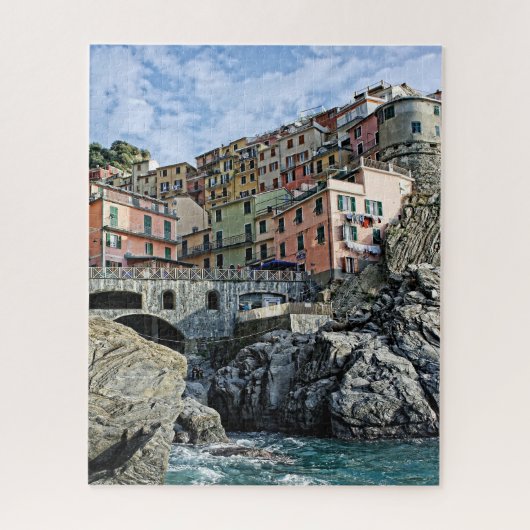 マナローラItaly旅行アドベンチャー – 16x20 - 520 pc ジグソーパズル (縦)