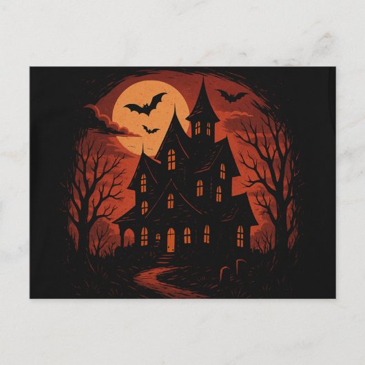 マナーからの幽霊のよく出る挨拶 ポストカード (正面)