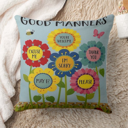 マナーの良い家のための装飾用クッション クッション (ブランケット)