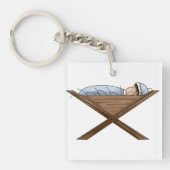 マナーキーチェーンに入ったイエス キーホルダー (正面)