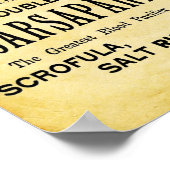 マナーダブルエキストラスサルサパリラプリント ポスター (角)