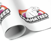 マナーテはレズビアンの人魚にすぎない ラッピングペーパー (ロールコーナー)