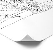 マナーテーズ大人着色ポスター ポスター (角)