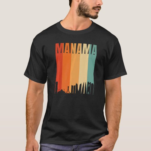 マナーマのスカイライン Tシャツ (正面)
