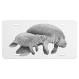 マナーマザー&カーフライセンスプレート ナンバープレート