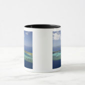 マナ島と珊瑚礁、ママヌカ諸島 マグカップ (中央)