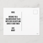 マナ幽霊のよく出るービクトリアン シーズンポストカード (裏面)