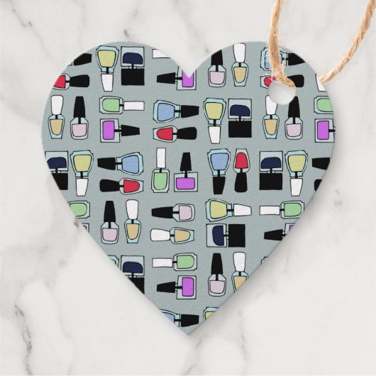 マニありがとう ネイルポリッシュ パターン ゴールド フェイバータグ (裏面)