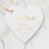 マニありがとう ネイルポリッシュ パターン ゴールド フェイバータグ (正面)