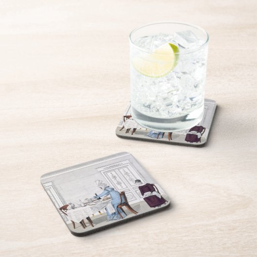 マニアの後をつけて下さい、「Le Bon Genre 1818年からの106をめっきして下さい(co コースター (右側)