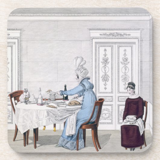 マニアの後をつけて下さい、「Le Bon Genre 1818年からの106をめっきして下さい(co コースター (正面)