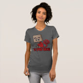 マニアックなマスクの猿の精神動物 Tシャツ (正面フル)