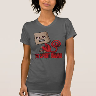 マニアックなマスクの猿の精神動物 Tシャツ