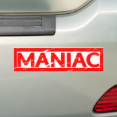 マニアックスタンプ バンパーステッカー (車上)