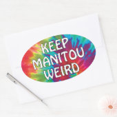 マニウ保ト風変わり春コロラド 楕円形シール (封筒)