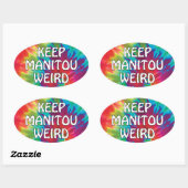 マニウ保ト風変わり春コロラド 楕円形シール (シート)