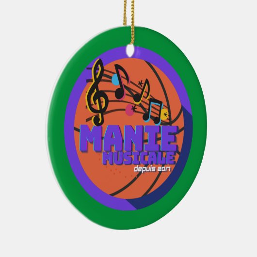 マニエムシカーレオーナメント セラミックオーナメント (右)