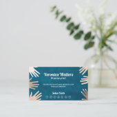 マニキュアされた手 | 顧客ロイヤリティ ロイヤリティカード (スタンド正面)