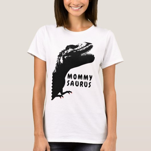 マニキュアとのMommysaurusのレックス Tシャツ (正面)