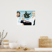 マニキュアと顔を持つスパ ポスター (キッチン)