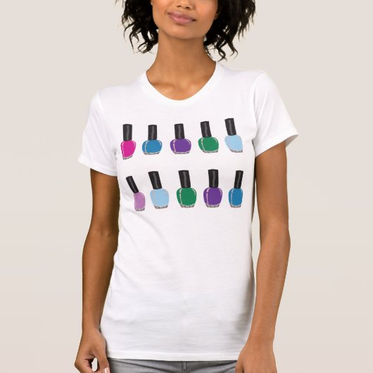 マニキュアのティー Tシャツ (正面)