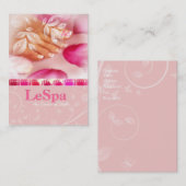 マニキュアのペディキュアのサロンの技術者の名刺 名刺 (正面/裏面)