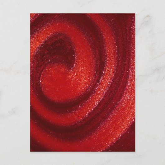 マニキュアの渦巻 ポストカード (正面)