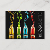 マニキュアサロン-ネイリスト-ネイルアートブシン 名刺 (正面)