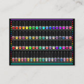 マニキュアサロン-ネイリスト-ネイルアート 名刺 (正面)