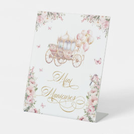 マニキュアステーションメイクアッププリンセスガール 台座サイン