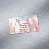 マニキュアテーママニキュア磁気ビジネスカード マグネット名刺 (インサイチュ)