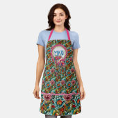 マニキュアネイリストエプロン エプロン (着用した状態)