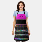 マニキュアネイリストバリエプロン エプロン (着用した状態)