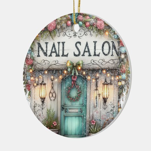 マニキュアネイリスト セラミックオーナメント (左)