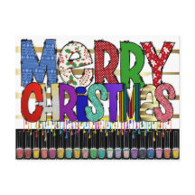 マニキュアネイルアートクリスマスポストカード