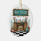 マニキュアネイルサロンセラミックオーナメント セラミックオーナメント (右)