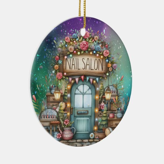 マニキュアネイルサロンセラミックオーナメント セラミックオーナメント (右)