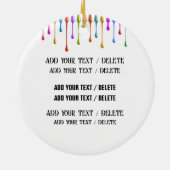 マニキュアネイルサロンセラミックオーナメント セラミックオーナメント (裏面)