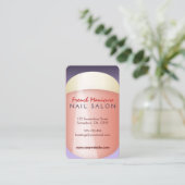 マニキュアフランスのネイリスト名刺 名刺 (スタンド正面)