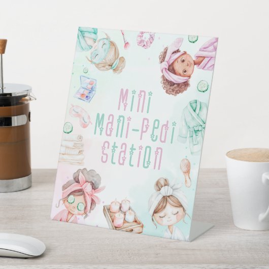 マニキュアペディキュアステーションスパパーティー 台座サイン (インサイチュ)