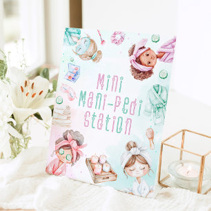 マニキュアペディキュアステーションスパパーティー 台座サイン