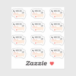 マニキュア予約 ネイルケア リマインダー プランナー シール