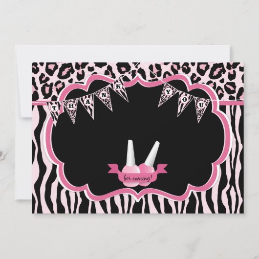 マニキュア及びペディキュアのスパのパーティーのサンキューカード サンキューカード (正面)