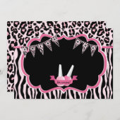 マニキュア及びペディキュアのスパのパーティーのサンキューカード サンキューカード (正面/裏面)