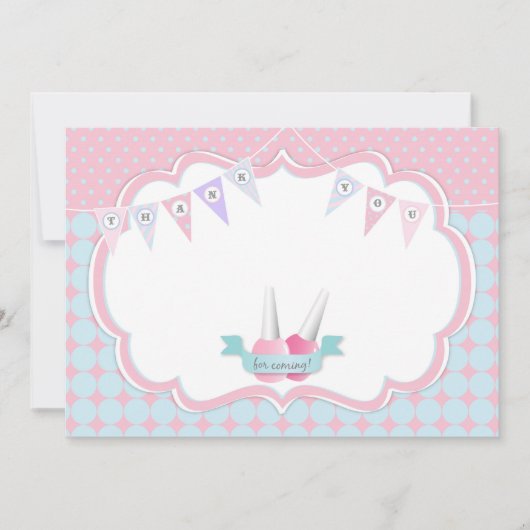 マニキュア及びペディキュアのスパのパーティーのサンキューカード サンキューカード (正面)