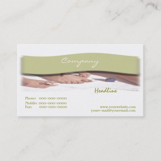 マニキュア名刺 名刺 (正面)