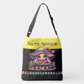 マニキュア大切トートの向こうへ – SEE BACK クロスボディバッグ (裏面)