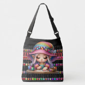 マニキュア大切トートの向こうへ – SEE BACK クロスボディバッグ (正面)