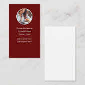 マニキュア爪、 ネイル気に名刺 名刺 (正面/裏面)