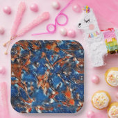 マニキュア4 ペーパープレート (パーティー)